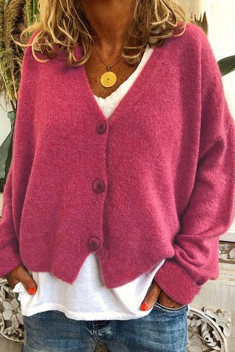 Street-wave Cozy Cardigan for Women, Relaxed Knitwear