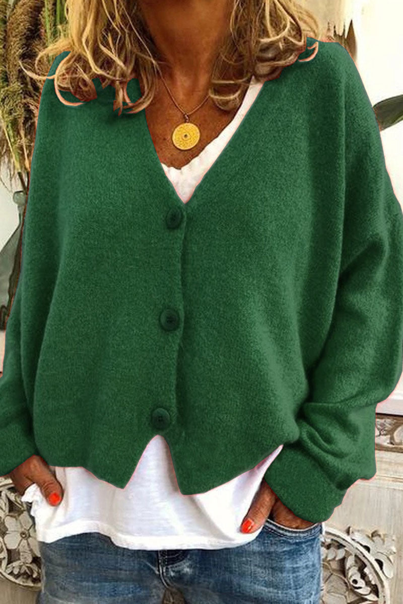 Street-wave Cozy Cardigan for Women, Relaxed Knitwear