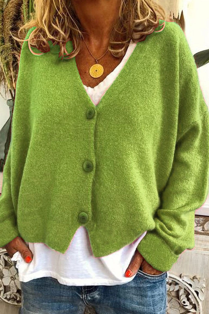 Street-wave Cozy Cardigan for Women, Relaxed Knitwear