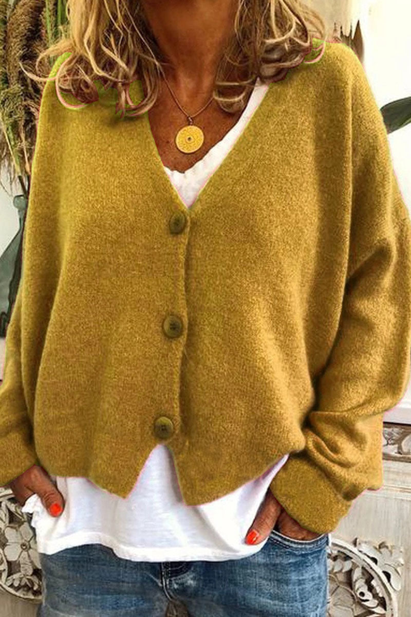 Street-wave Cozy Cardigan for Women, Relaxed Knitwear
