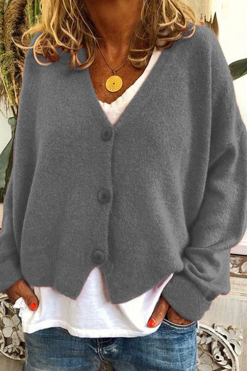 Street-wave Cozy Cardigan for Women, Relaxed Knitwear