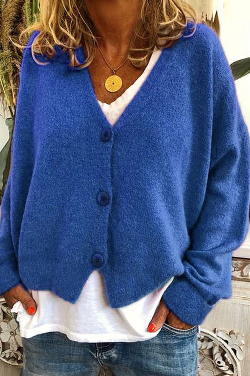 Street-wave Cozy Cardigan for Women, Relaxed Knitwear