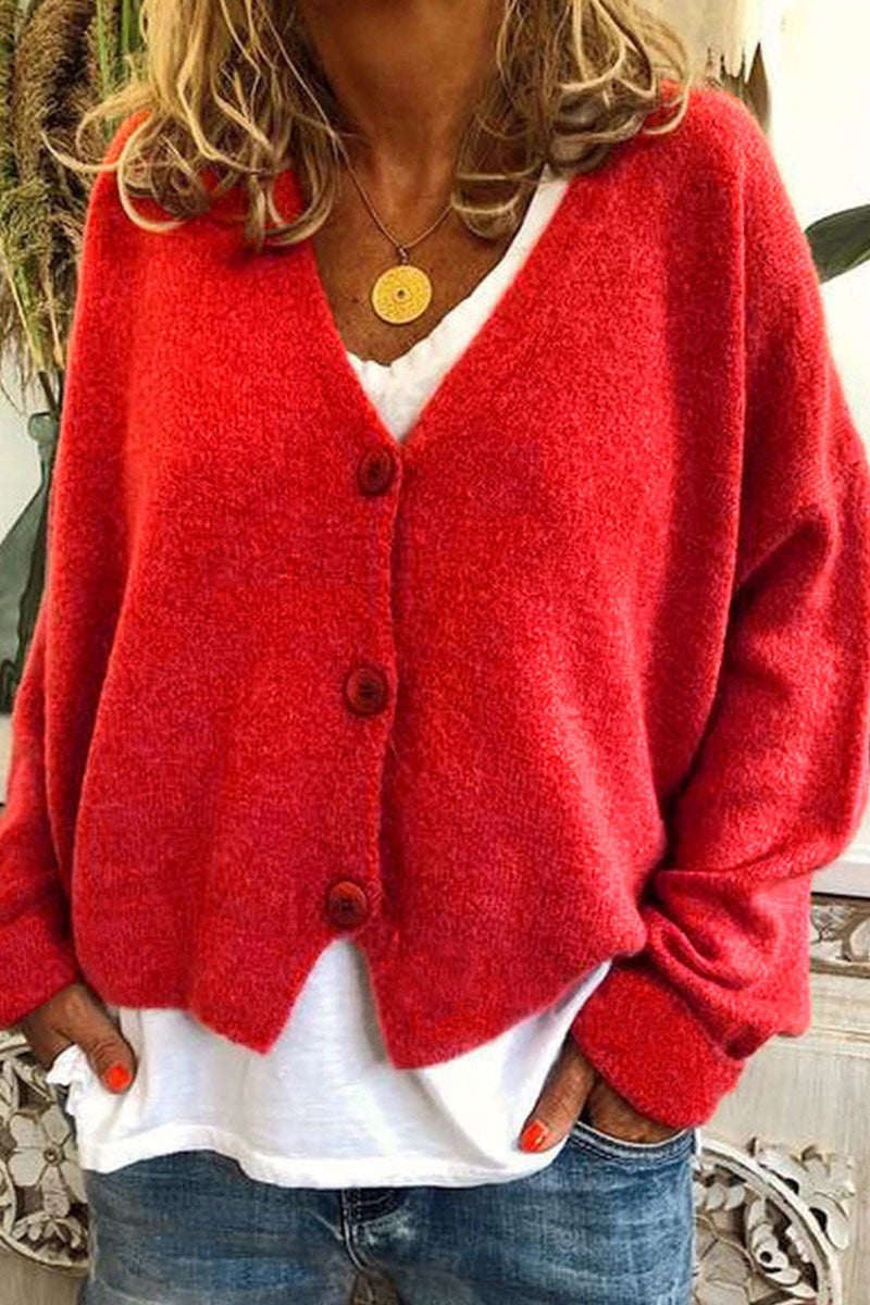 Street-wave Cozy Cardigan for Women, Relaxed Knitwear