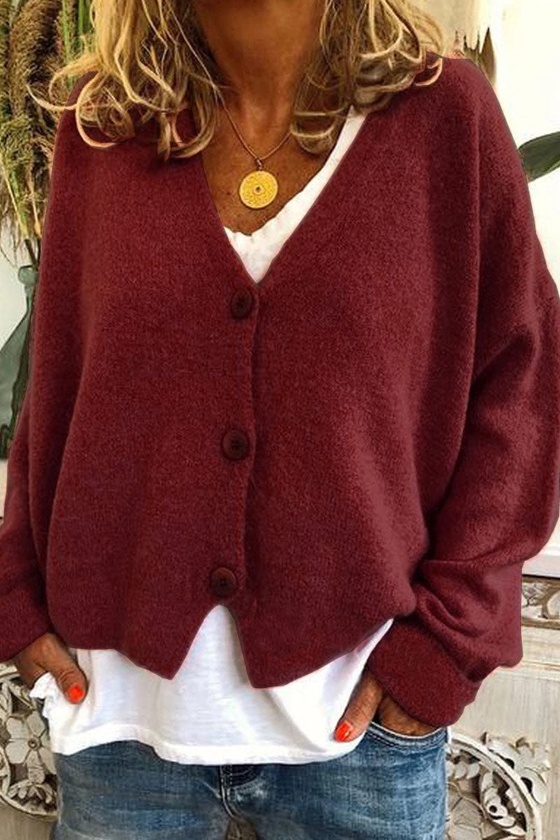 Street-wave Cozy Cardigan for Women, Relaxed Knitwear