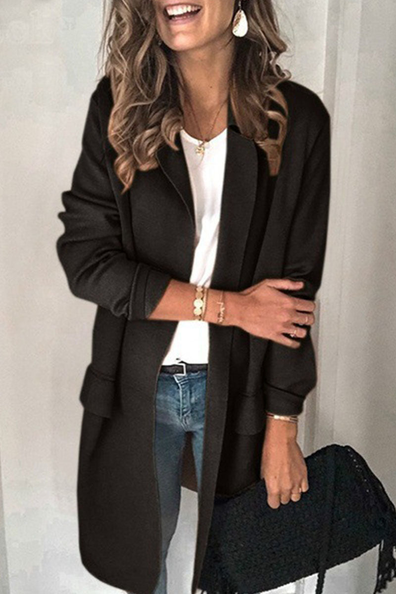 Street-Wave Pink Blazer For Women Elegant Versatile Outerwear Confidence Booster