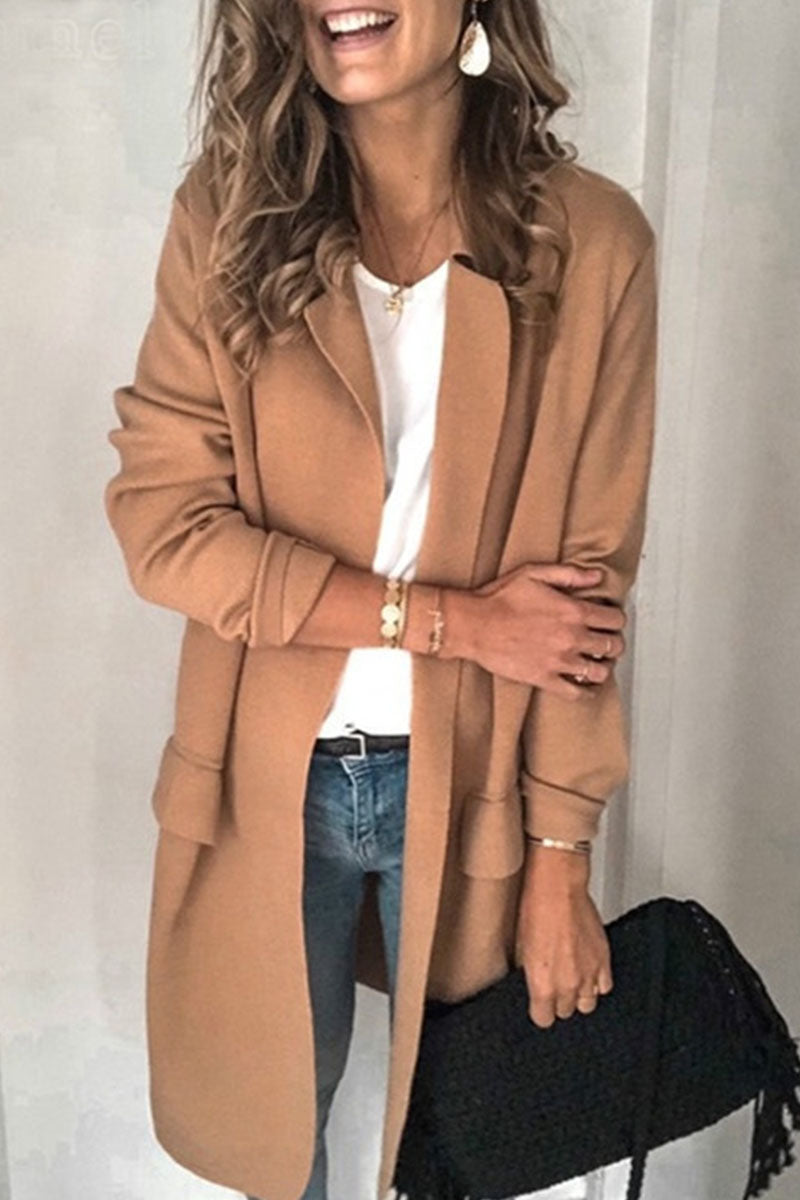 Street-Wave Pink Blazer For Women Elegant Versatile Outerwear Confidence Booster