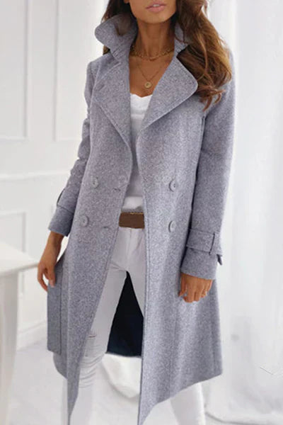 Streetwave Long Wool Coat For Women Elegant Warmth And Durability With Timeless Style Outerwear