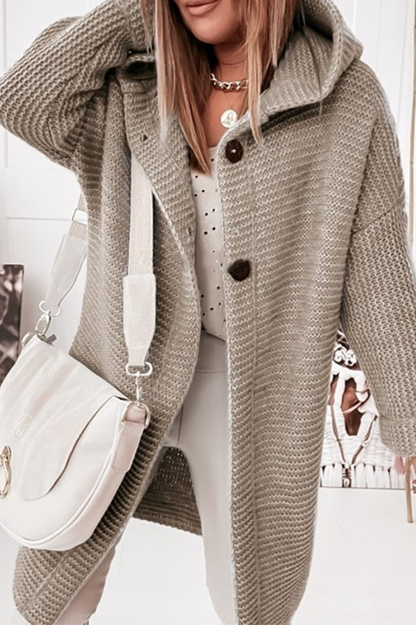 Street-wave Women's Cozy Knit Winter Pullover Coat For Elegant Comfort And Durability