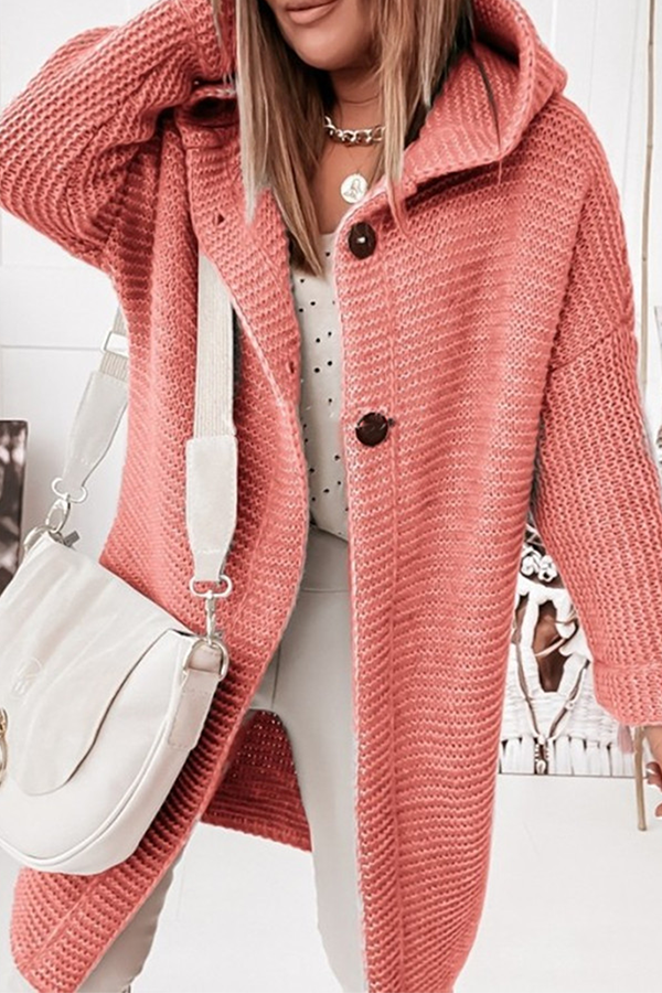Street-Wave Elegant Knit Cardigan For Women With Cozy Comfort Timeless Style Relaxed Fit