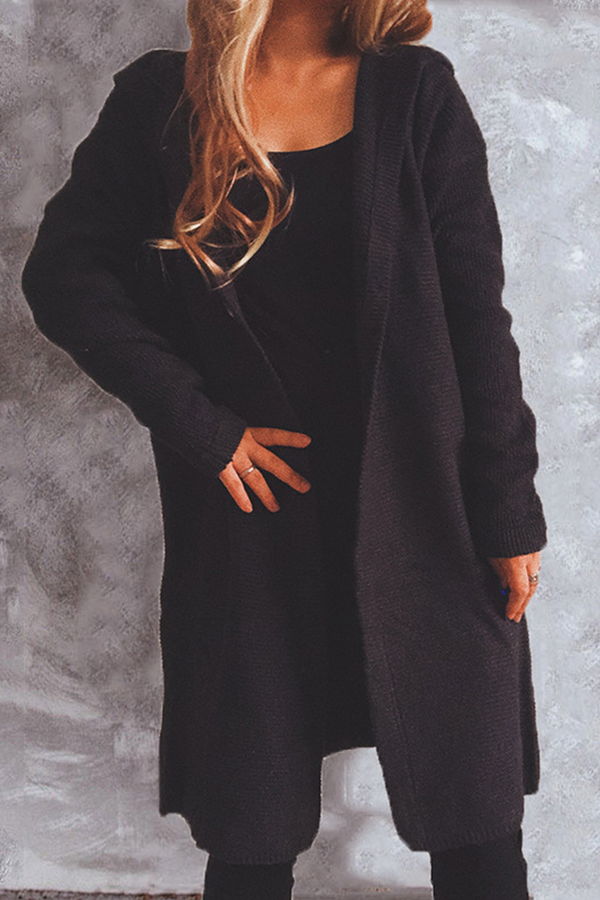 Street-Wave Long Knit Cardigan For Women - Timeless Style, Premium Comfort, Cozy Warmth