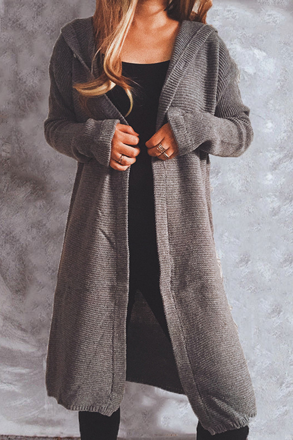 Street-Wave Long Knit Cardigan For Women - Timeless Style, Premium Comfort, Cozy Warmth