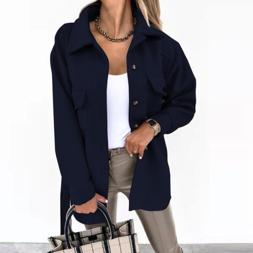 Street-wave Carrie Lightweight Summer Coat Belted Fit For Women Breathable Chic Feminine Style