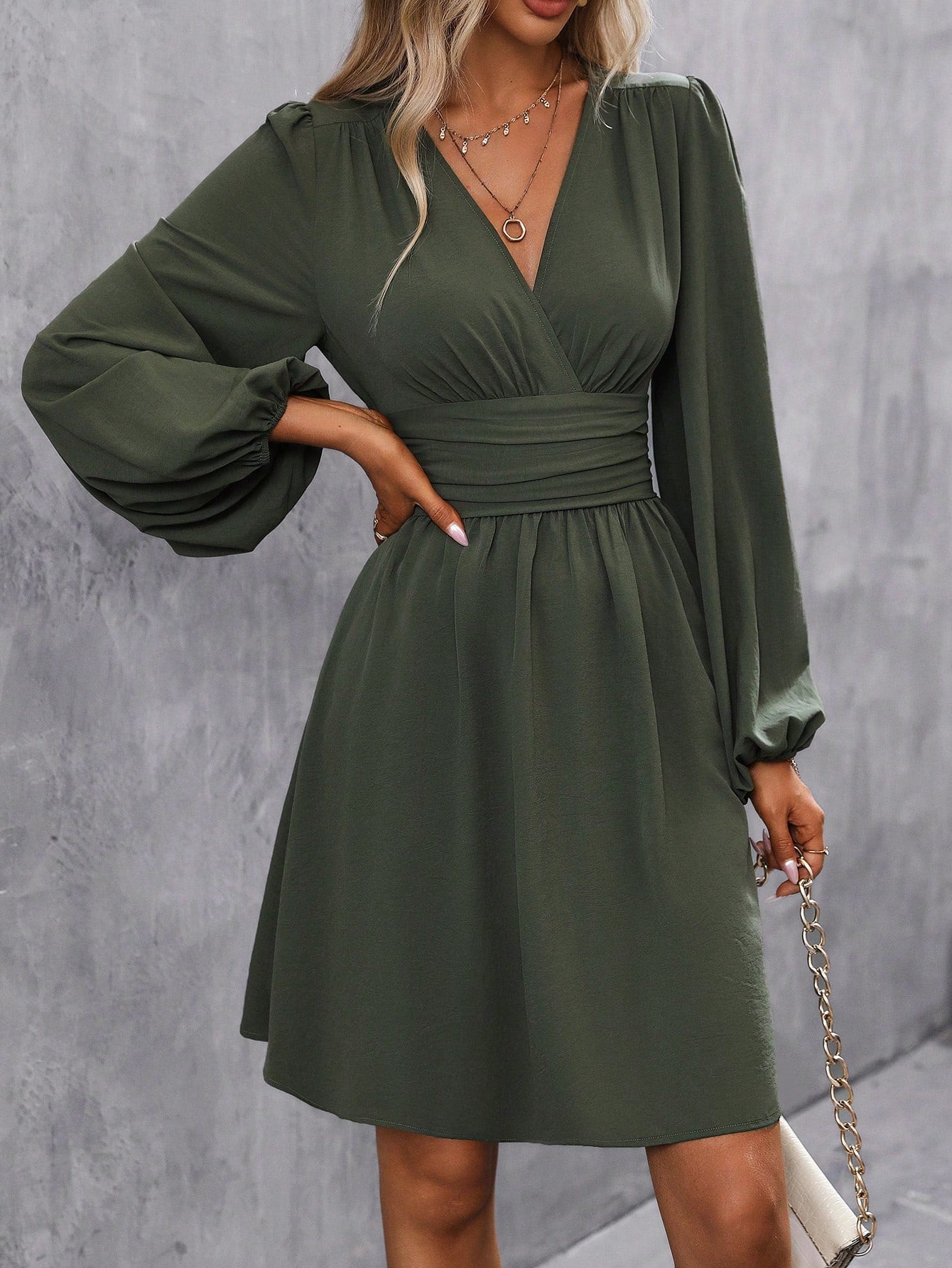 Street Wave Bella Pleated Midi Dress For Women Chic