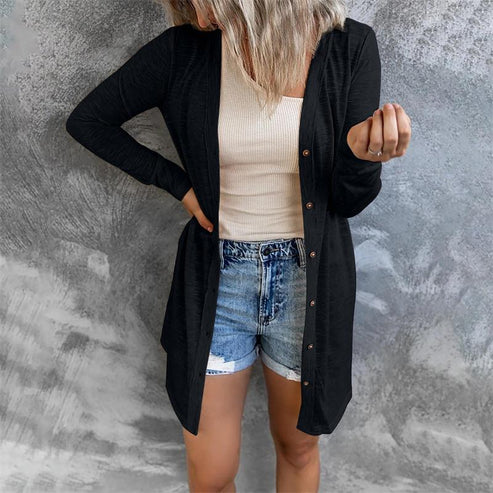 Street-wave Women’s Knit Cardigan For Effortless Chic Comfort And Versatile Everyday Layering