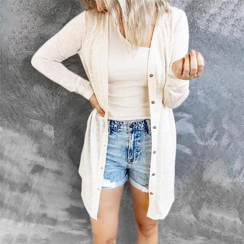 Street-wave Women’s Knit Cardigan For Effortless Chic Comfort And Versatile Everyday Layering