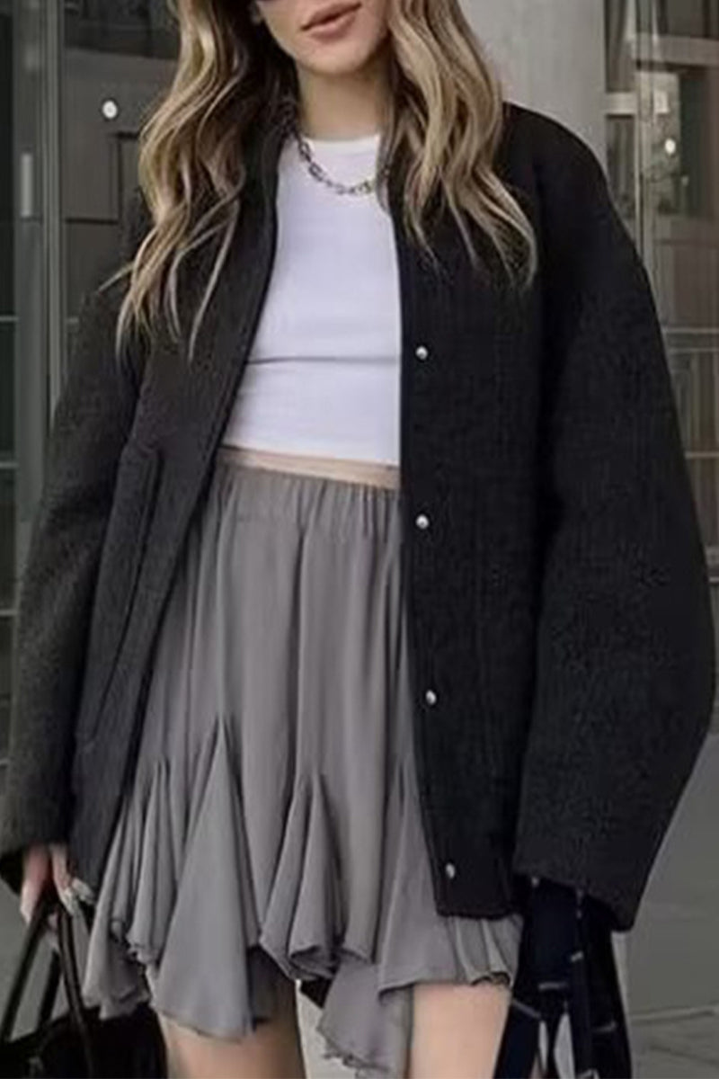 Street-wave Wool Coat For Women - Luxurious Comfort, Durable Craftsmanship, Premium Quality