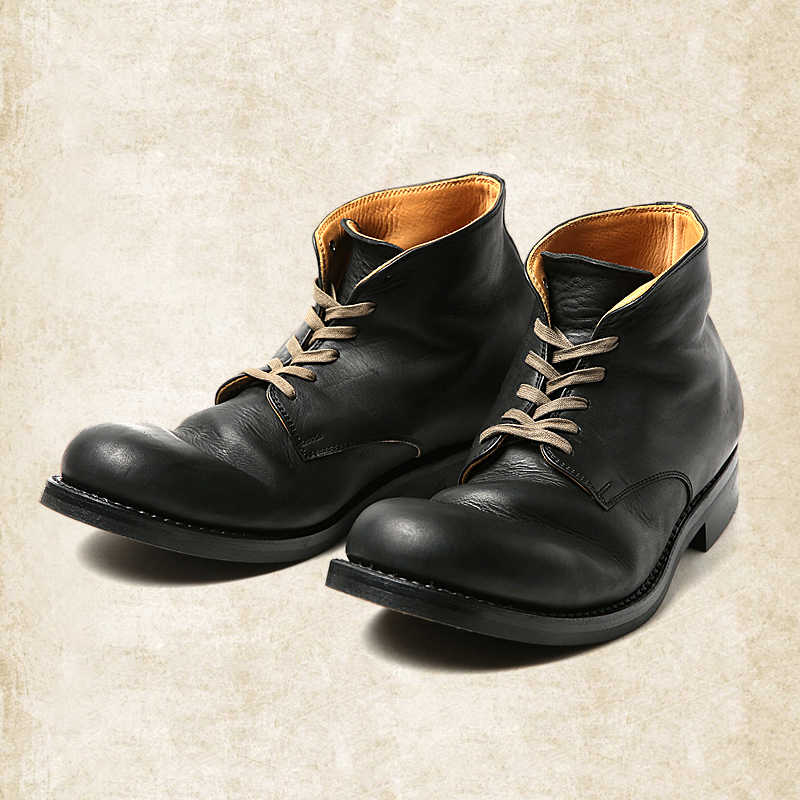 Street-wave Elegant Men's Leather Boots Classic Timeless Style With Flexible Fit