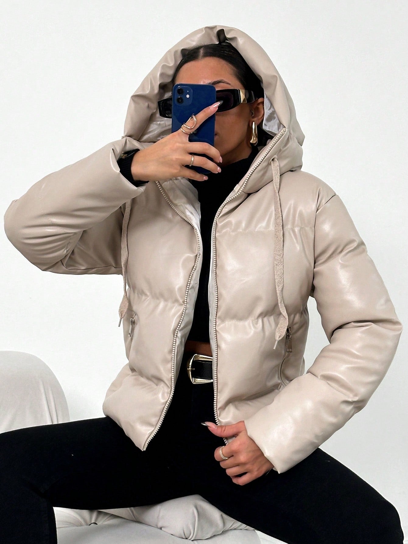 Street-wave Women Tailored Puffer Coat Elegant Warm Durable Winter Outerwear For City Living