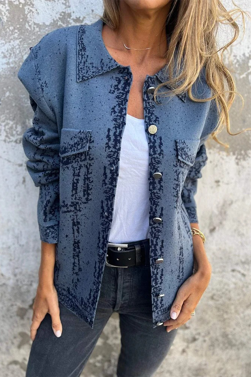 Streetwave Womens Winter Coat Casual Chic Warmth With Distressed Paint Splatter Design