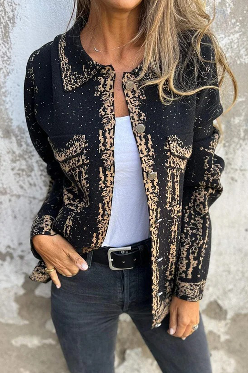 Streetwave Womens Winter Coat Casual Chic Warmth With Distressed Paint Splatter Design