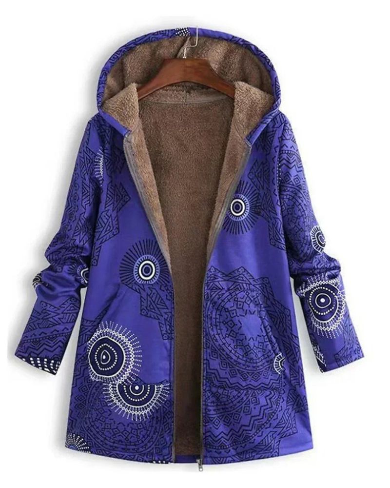 Street-wave Parka Warm Cozy Winter Coat With Soft Fleece Lining For Women And Men