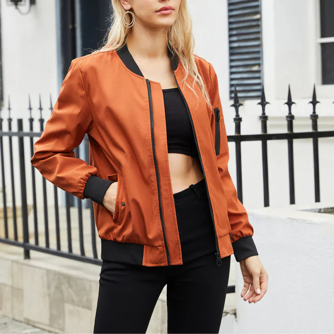 Avelena Bomber Jacket For Women Casual Chic Style With Comfortable Fit Streetwave