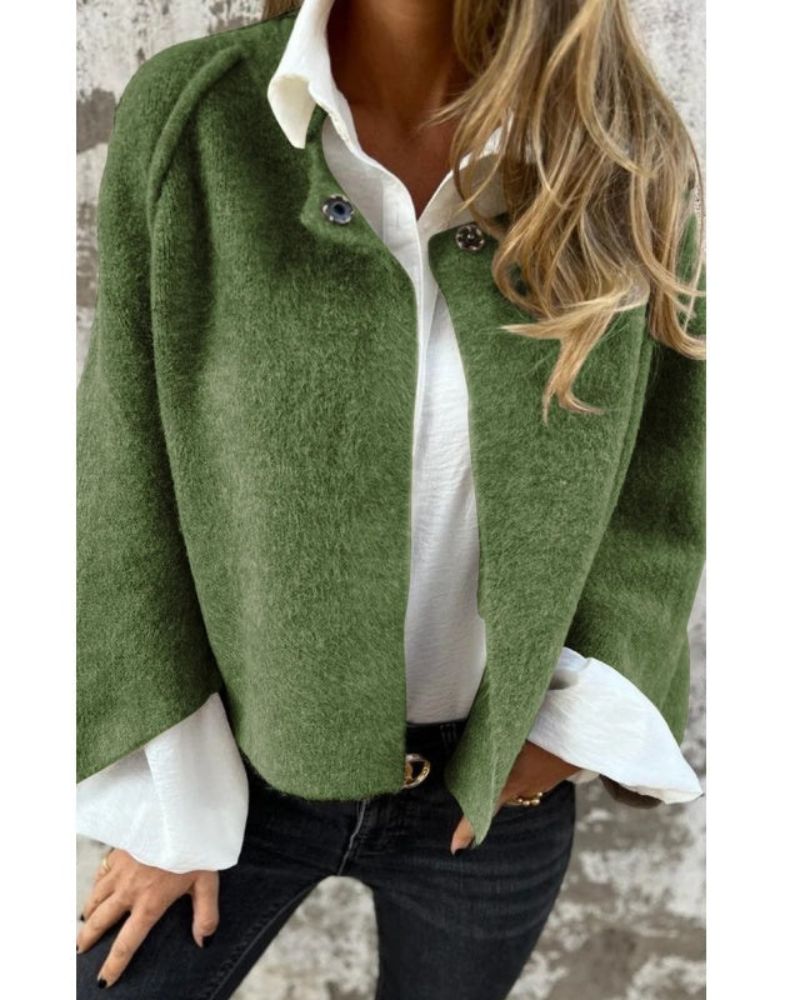 Street-wave Luxury Wool Coat For Women Warmth And Style Cozy Everyday Essential Premium