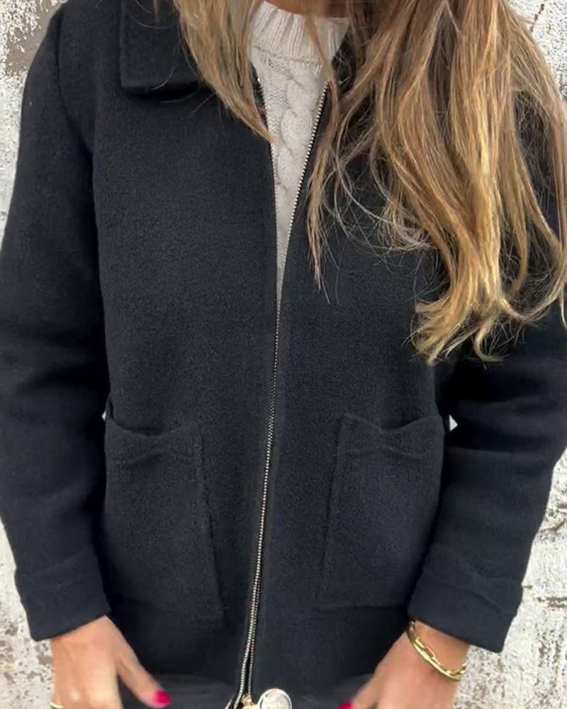 Street Wave Leisure Jacket For Women Supremely Soft All Day Comfort Warm Weatherproof Style