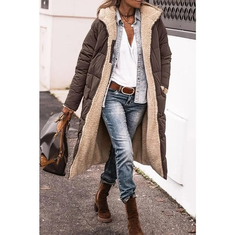 Streetwave Women Puffer Winter Coat With Luxuriously Soft Lining For Warmth And Long Length
