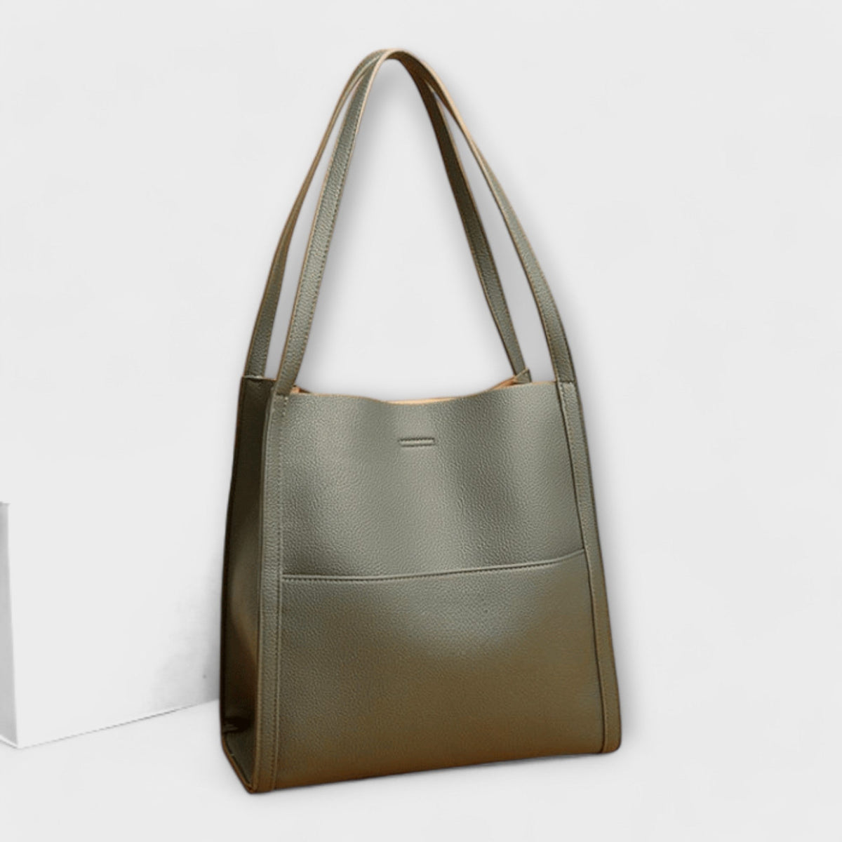 Women's Structured Handbag with Spacious Interior and Sturdy Design