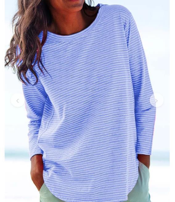 Street-wave Womens Casual Long-Sleeve Shirt Breathable Cotton Comfort For Active Days