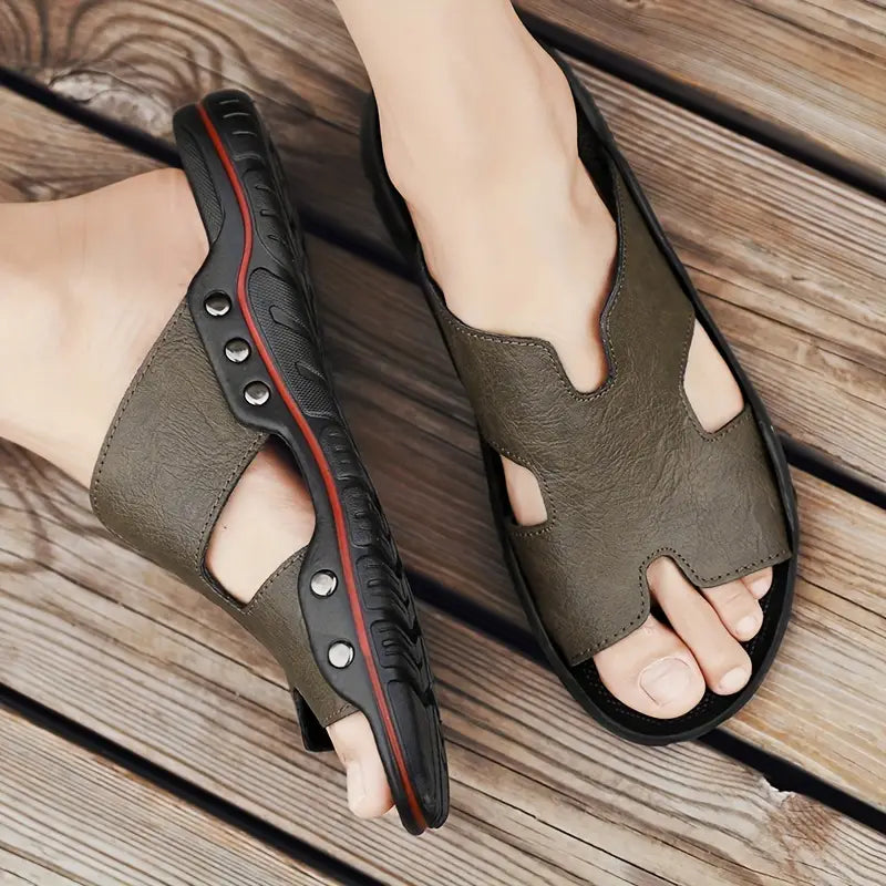 Streetwave Althea Breathable Open Toe Sandals With Massage Dots For Men All Day Comfort