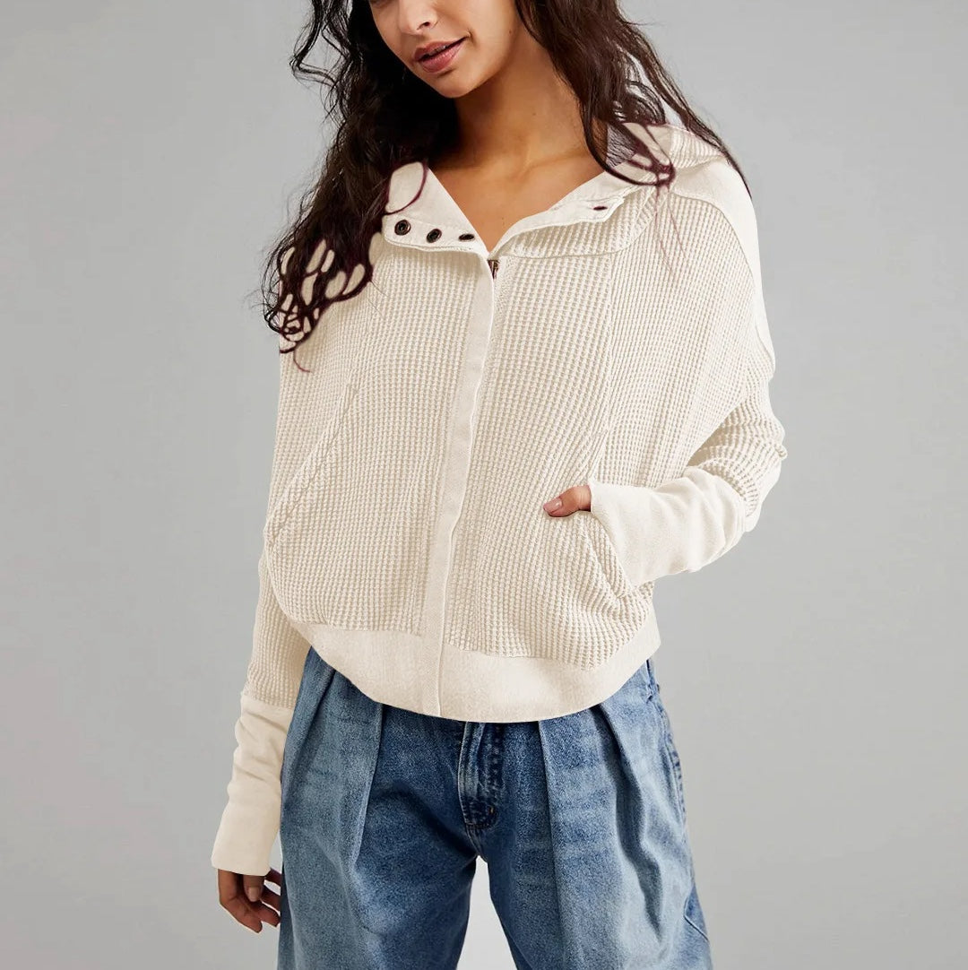 Street-wave Hoodie With Structured Textured Fabric Soft Comfortable Everyday Wear For Men And Women