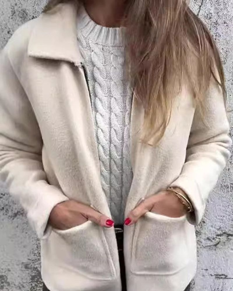 Street Wave Leisure Jacket For Women Supremely Soft All Day Comfort Warm Weatherproof Style