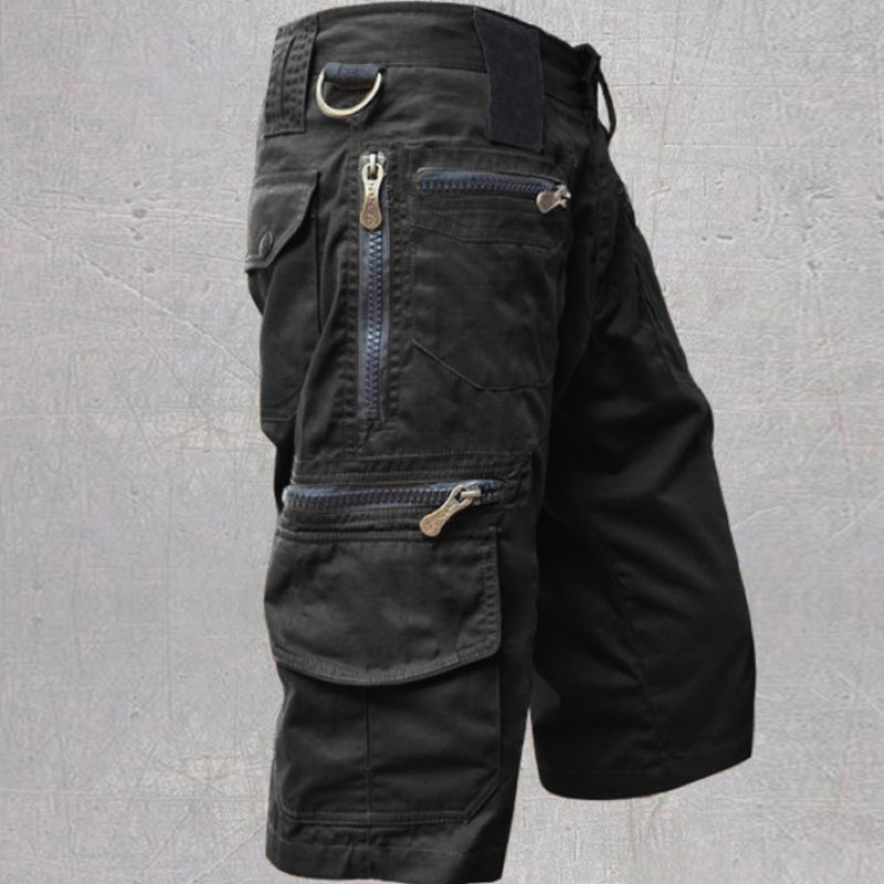 Cargo Shorts for Men Street Wave Urban Explorer Versatile Breathable Multi Pocket Outdoor Shorts