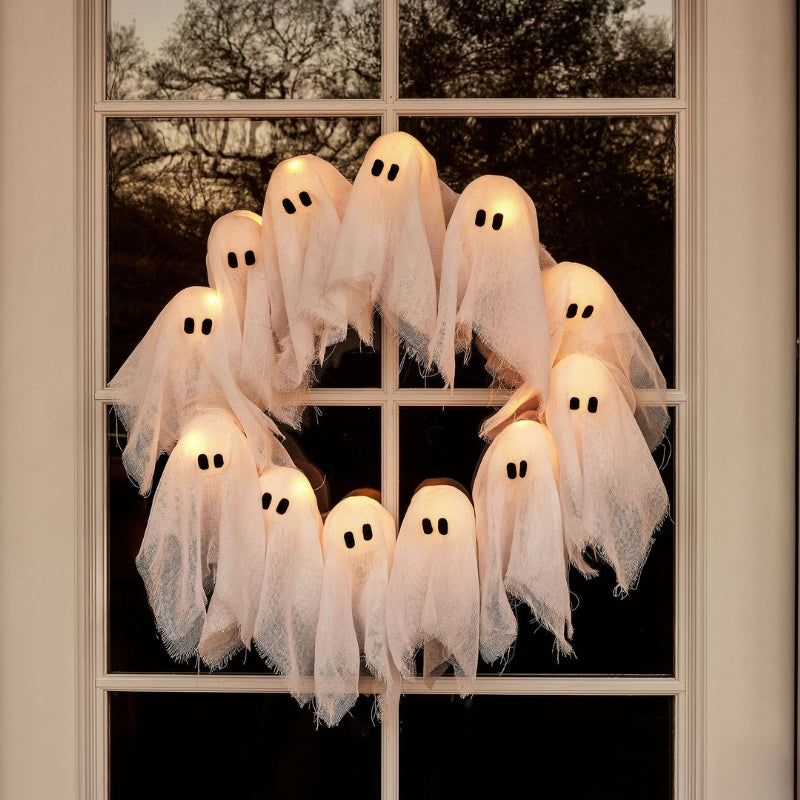 Lit Ghosts Wreath - Street-Wave