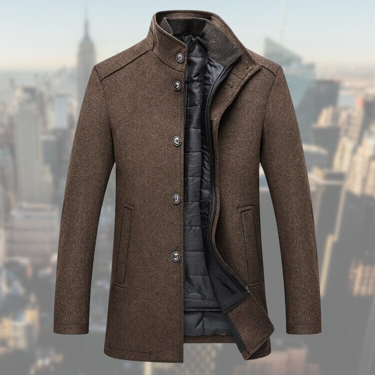 Coat With Integrated Vest Street Wave For Modern Fashion Enthusiasts Premium Craftsmanship And Luxury