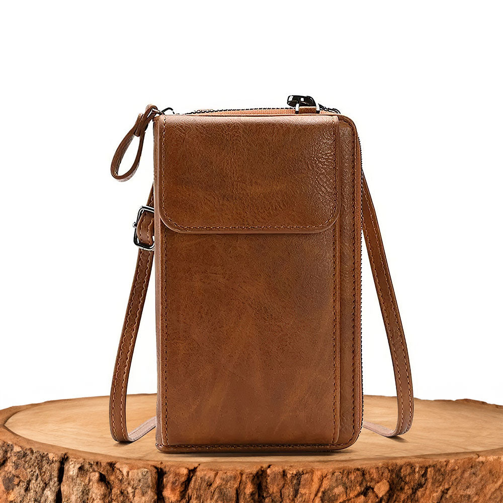 Ann - Vegan Leather Crossbody Wallet Bag - Street-Wave