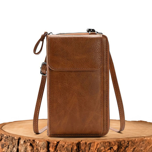 Ann - Vegan Leather Crossbody Wallet Bag - Street-Wave