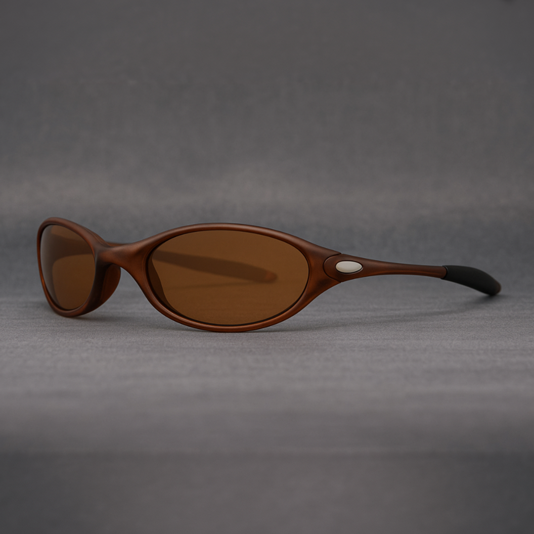 Street-Wave Offset Polarized Sunglasses UV400 Protection Lightweight Outdoor Glasses for Men and Women