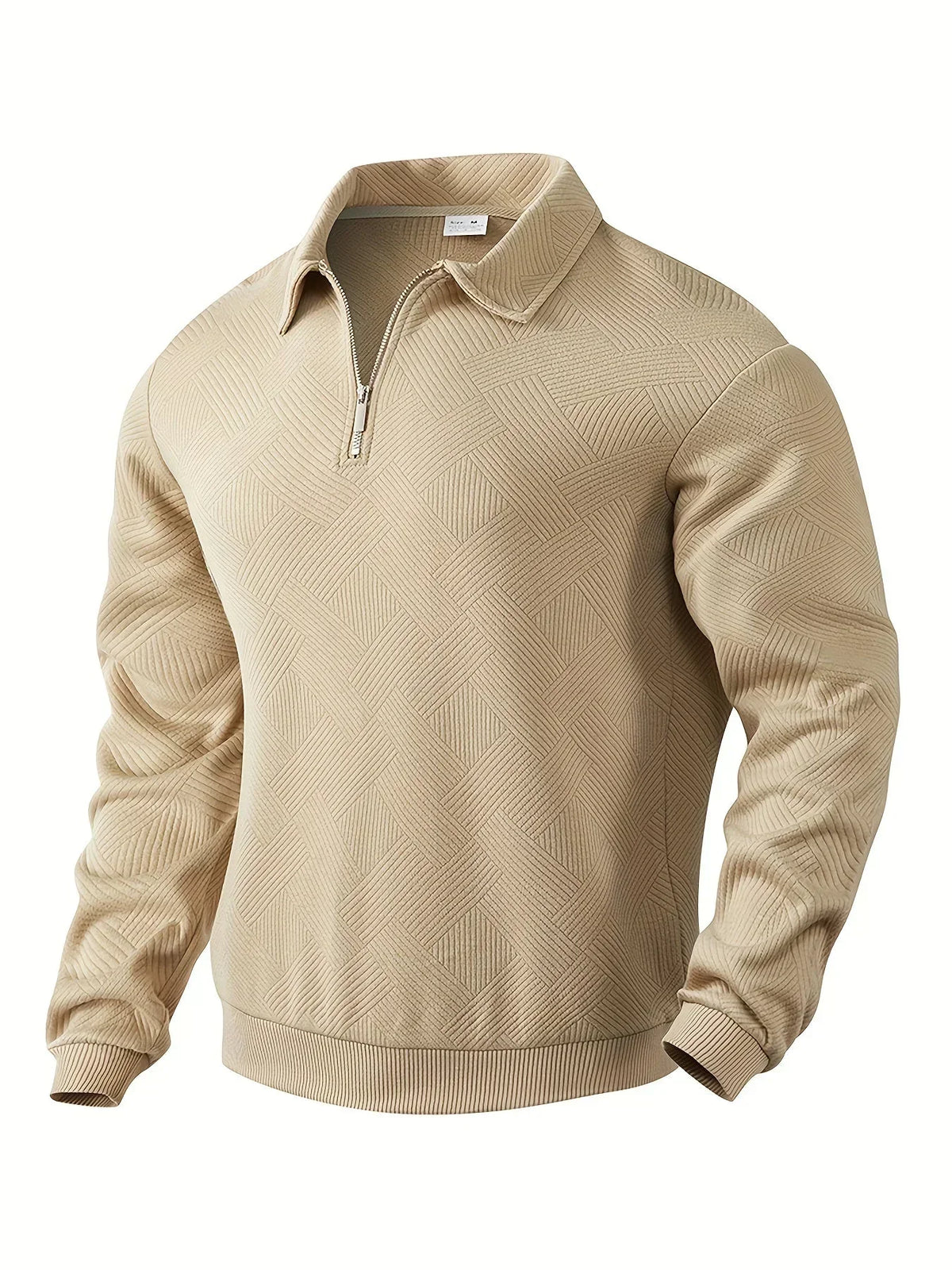 Street-wave Pullover For Men Geometric Knit Warmth Vintage Style Cozy Comfort For Everyday Wear