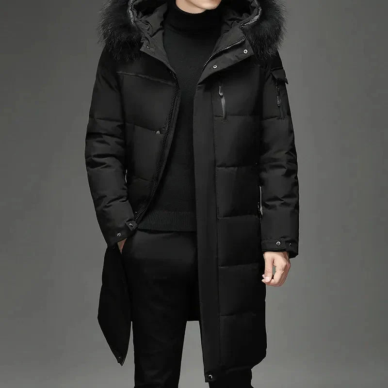 Street-wave Defender Parka Winterproof Hooded Insulated Coat for Men Rugged Weatherproof Protection