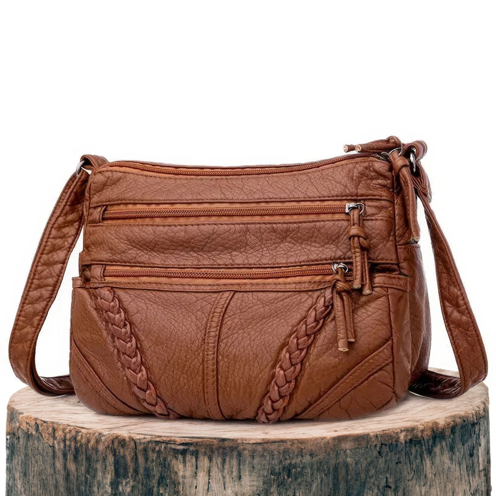 Catherine - Vegan Leather Crossbody Shoulder Bag - Street-Wave