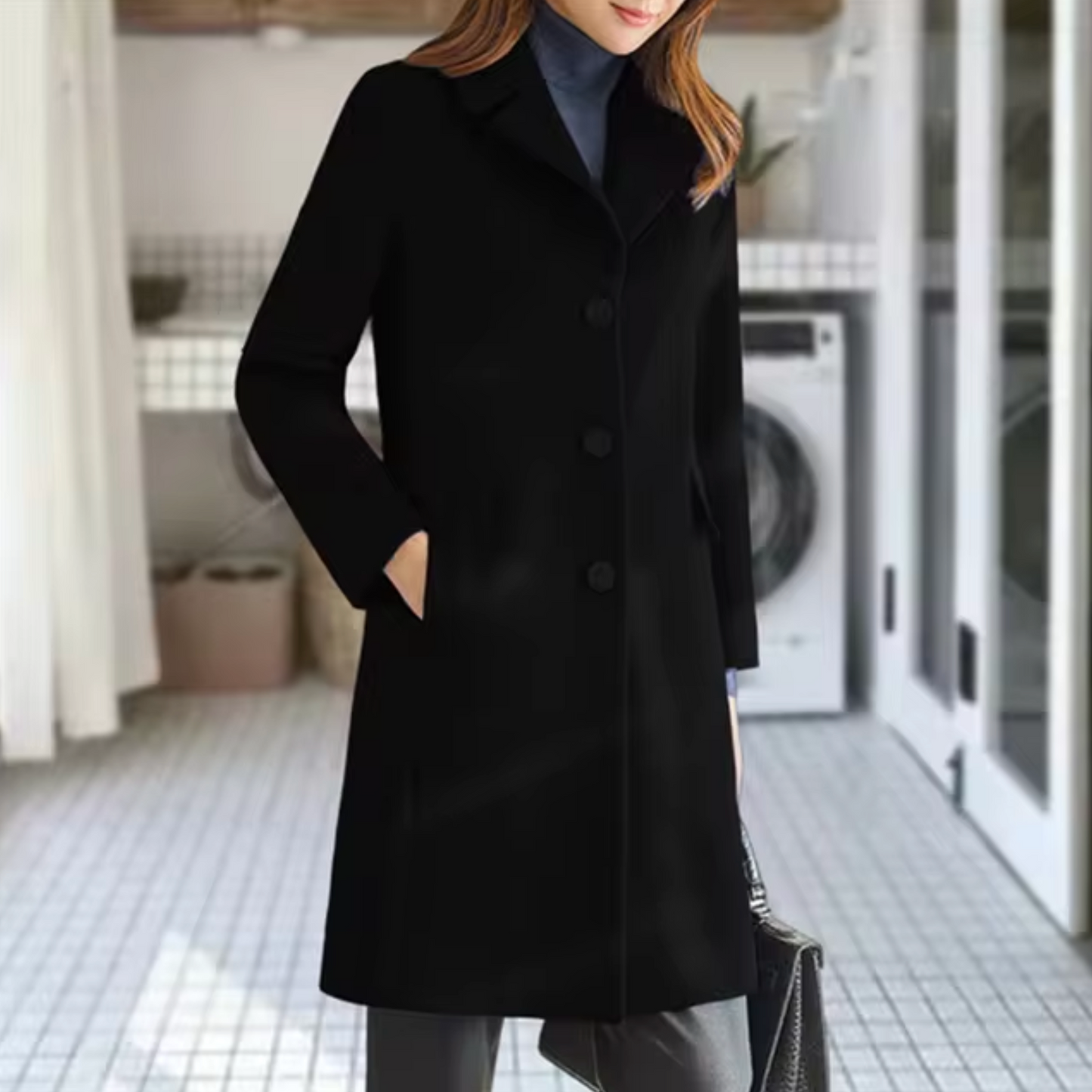 Street-wave Womens Winter Coat With Sleek Fit Warmth And Modern Style For Professional Women
