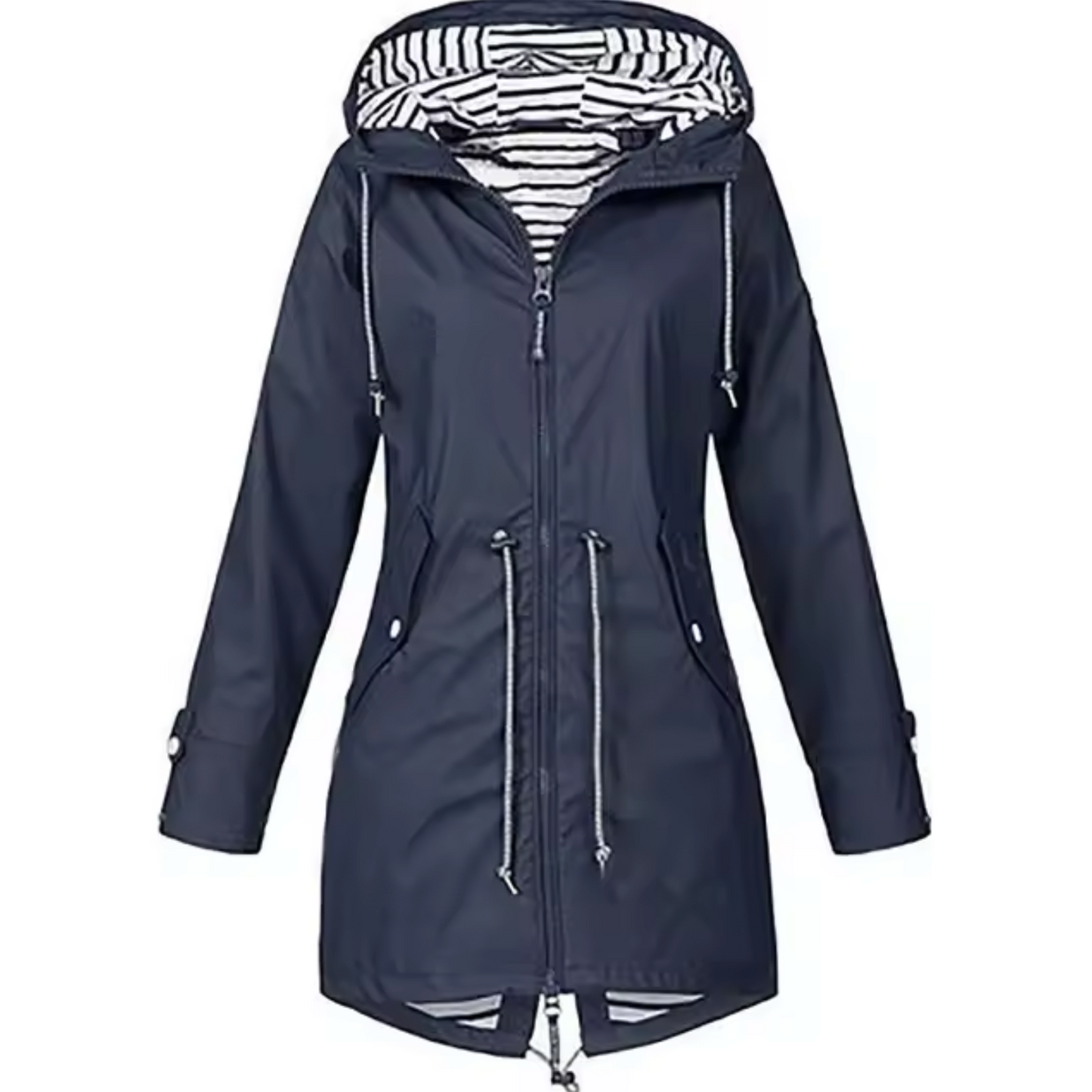 Street Wave Waterproof Hooded Jacket For Rainy Days, Urban Explorers, All Weather Windproof Coat