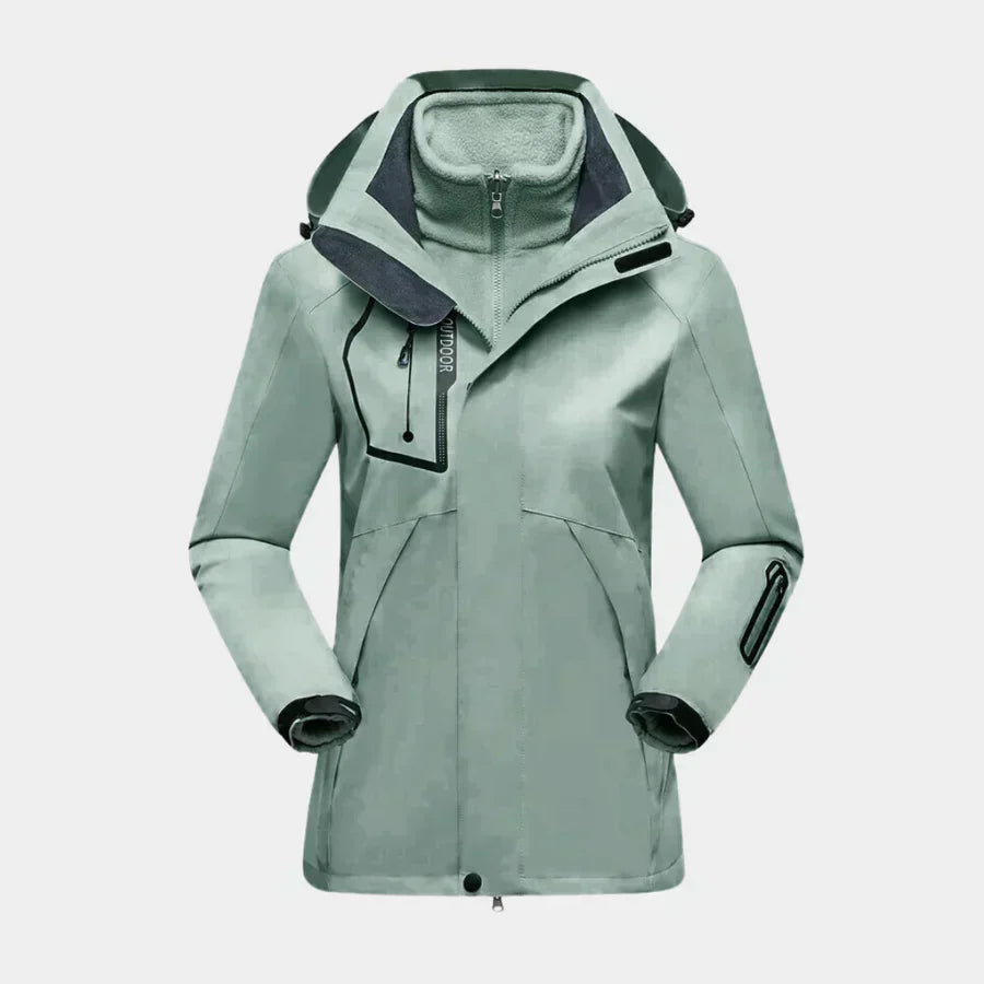 Street Wave Waterproof Ski Jacket For Women Warm Durable Windproof Snow Coat For Winter Adventures