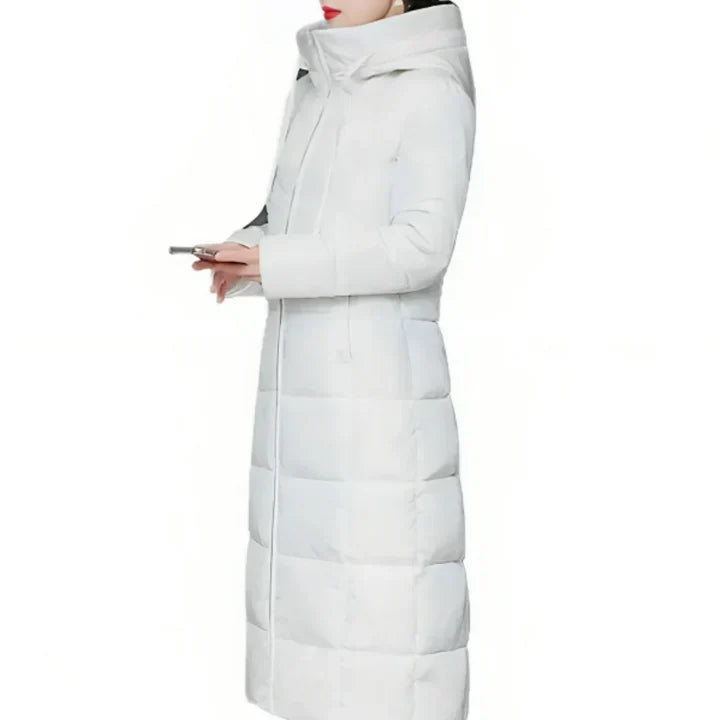 Street-Wave Long Puffer Jacket For Women Cozy Warmth Insulated Lining Stylish Winter Must-Have