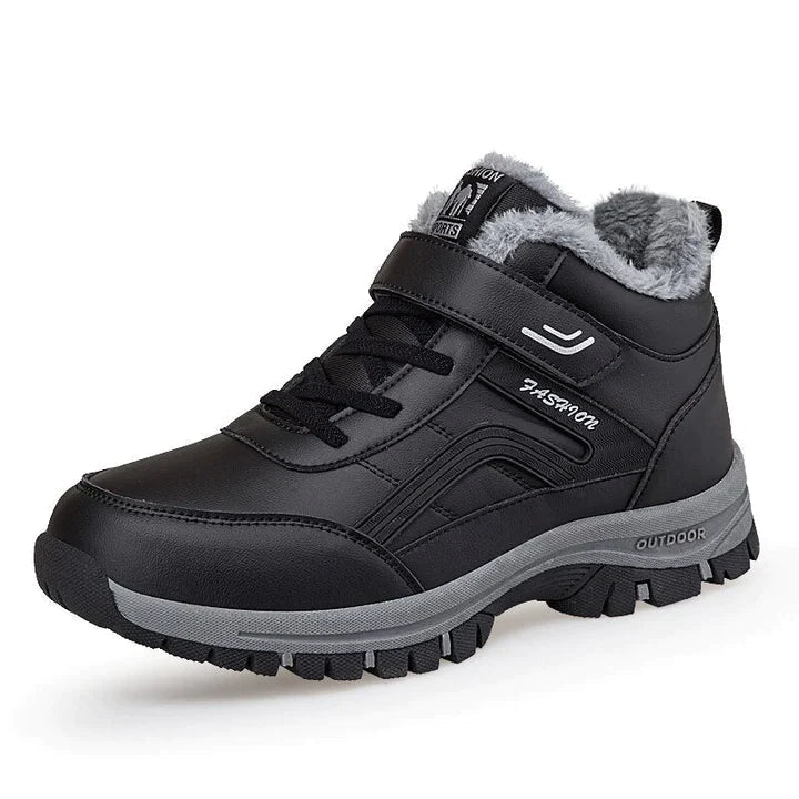 Street-Wave Thermal Boots for Cold Weather, Plush Fur Lining, Insulated Warmth for Men and Women