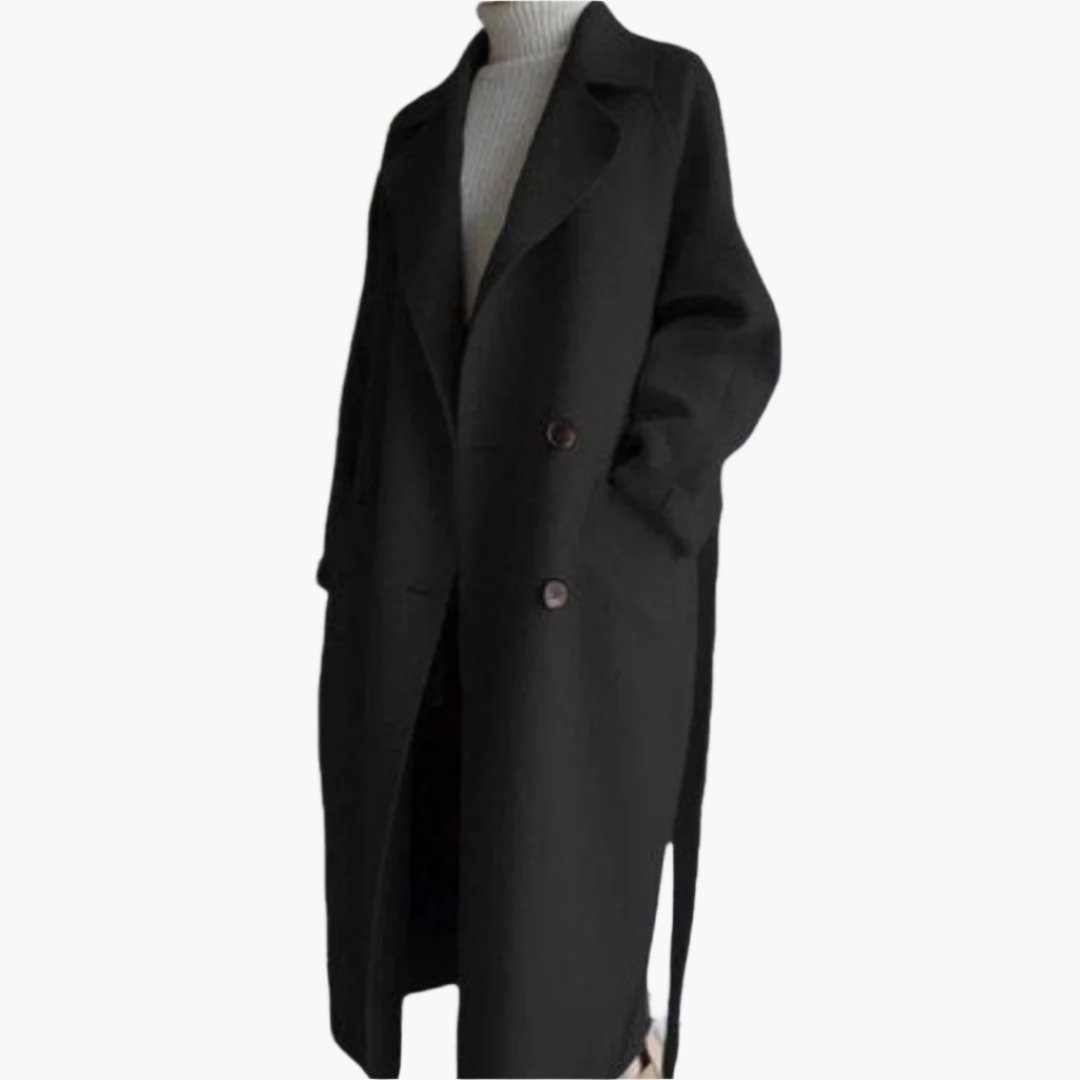 Street Wave Emily Classic Winter Coat For Women With Lapel Front Timeless Warmth
