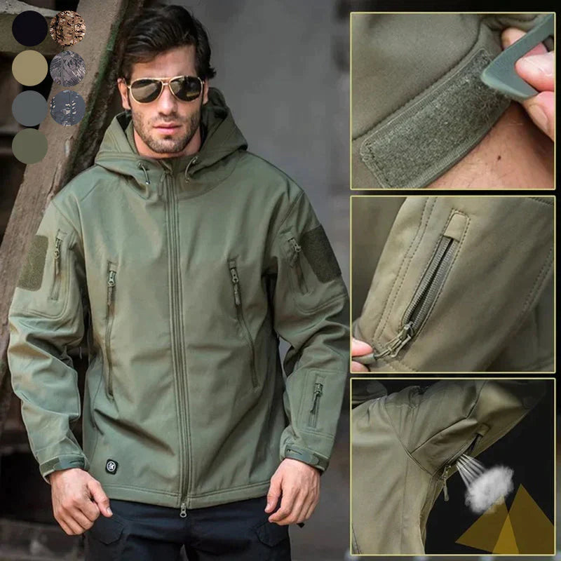Street-Wave Men's Outdoor Jacket With Soft Fleece Lining For Adventure Seekers Warm And Flexible